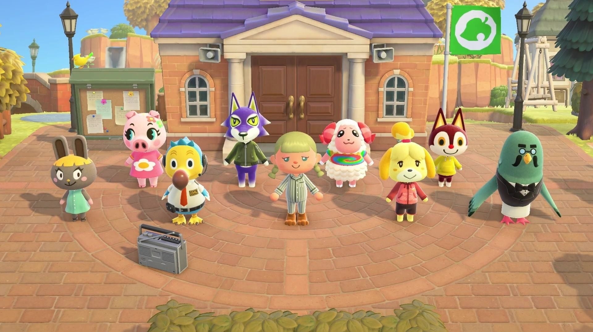 Animal Crossing group stretching Where to find group stretching in New